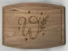 Load image into Gallery viewer, Arched Walnut Cutting Board with Juice Groove

