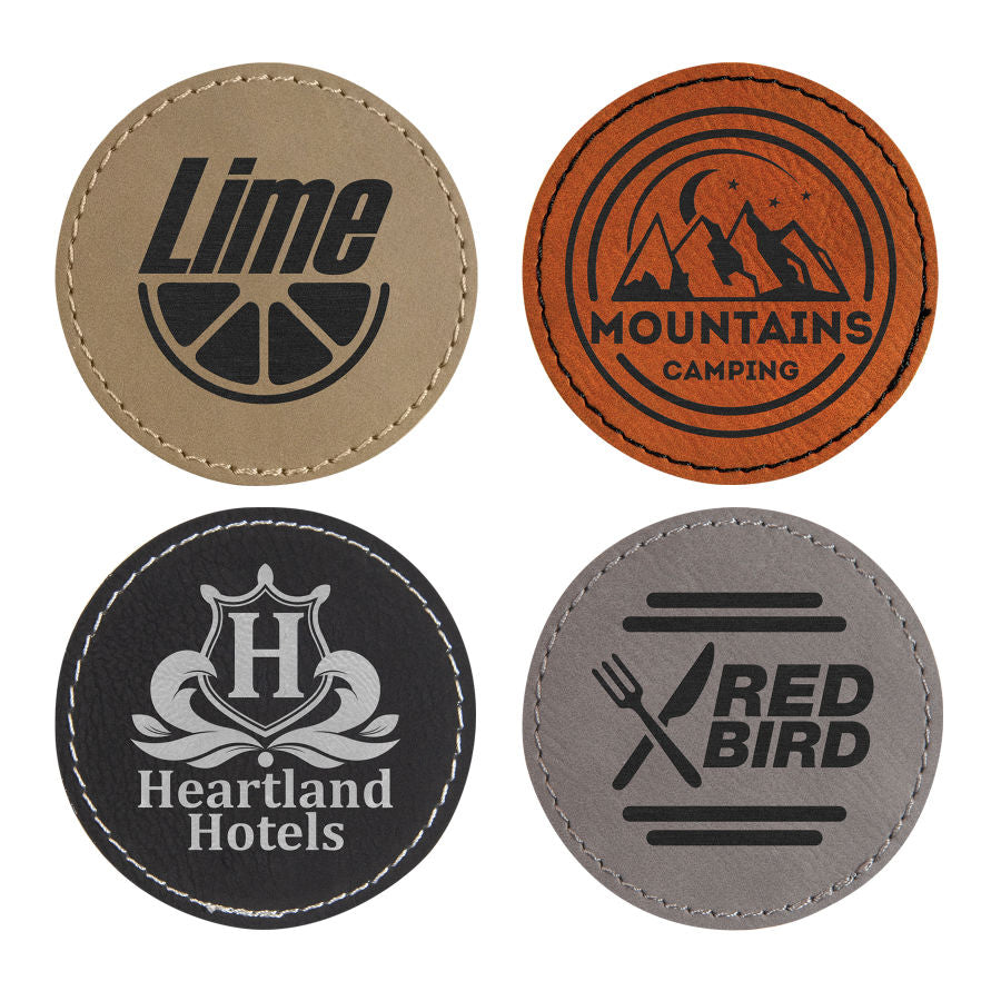 Personalized  Leatherette Patch with Adhesive