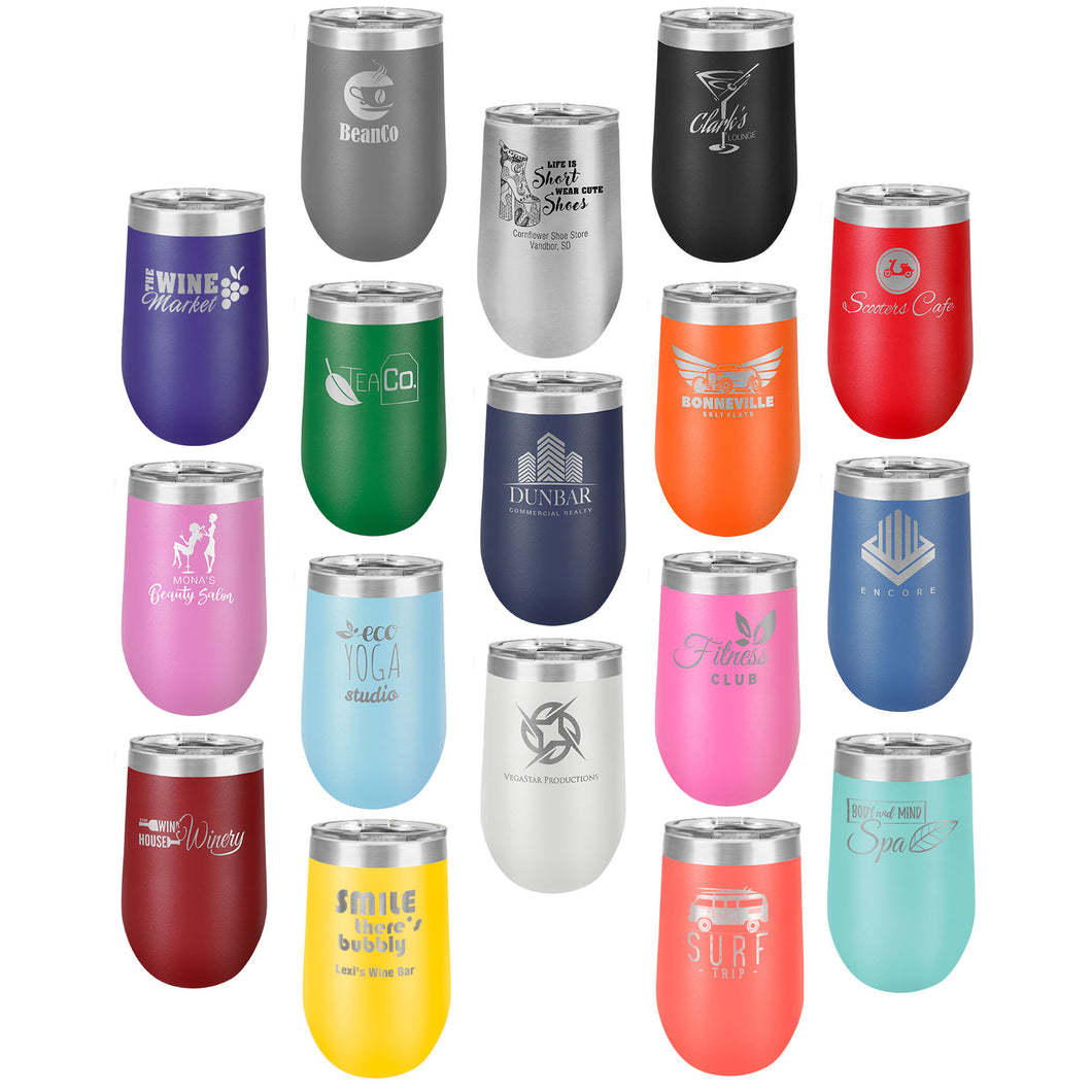 Personalized 16 oz. Vacuum Insulated Stemless Tumbler